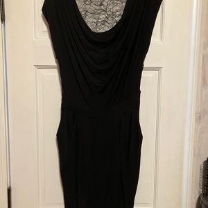 Soft Knit dress with lace detail.